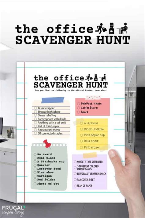 Epic Office Scavenger Hunt List A Fun Office Party Game At Work