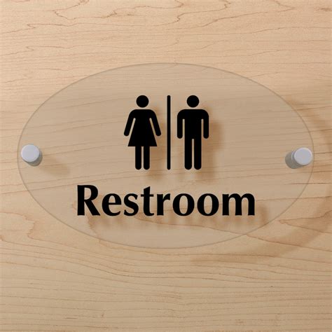 men  women symbol restroom clearboss signs sku se