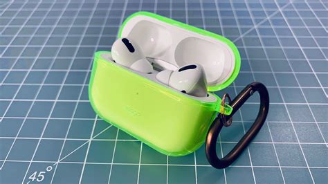 elago clear airpods pro case neon yellow unboxing review  description youtube