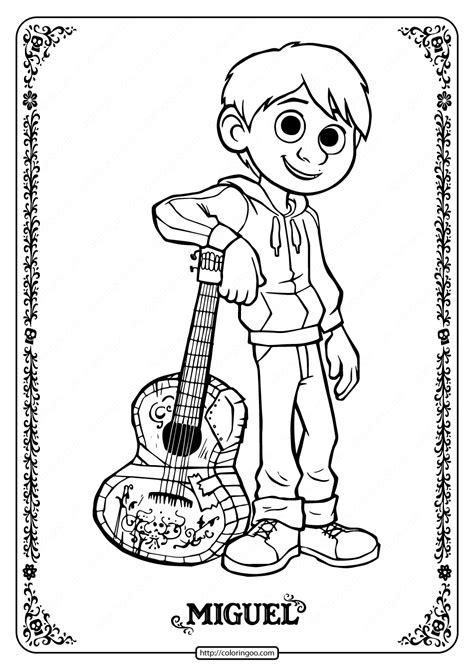 printable coco coloring pages  printable templates