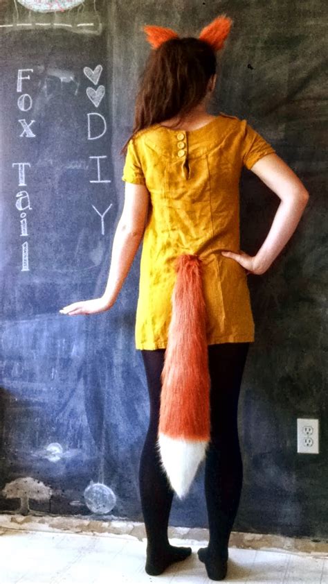 fox tail costume     tail   costume