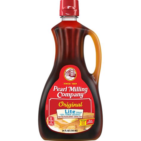 pearl milling company lite syrup original  fl oz walmartcom