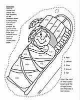 Papoose Cradleboard sketch template