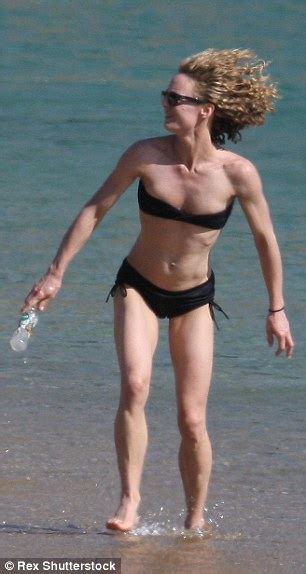 vanessa paradis wears strapless bikini as she enjoys