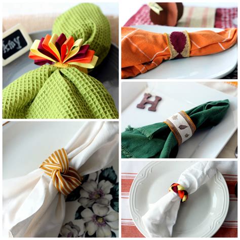 diy thanksgiving napkin rings    country chic cottage
