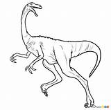 Gallimimus Jurassic Draw Dinosaurs Webmaster автором обновлено July Drawdoo sketch template