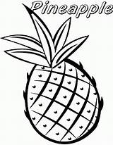 Abacaxi Colorir Pineapples Fruta Desenhos Coloringhome Colorironline sketch template