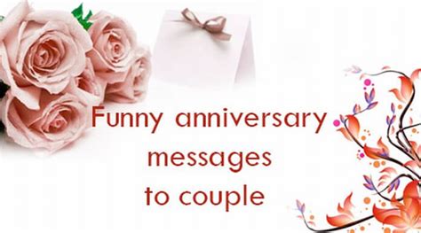 Funny Anniversary Messages To Couple