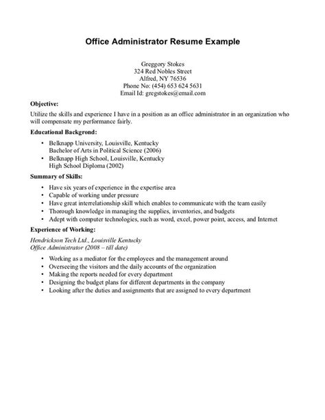 resume examples   job experience student resume template