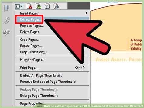 ways  extract pages    document  create    document