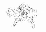 Deoxys Coloring Pages Getcolorings Printable sketch template
