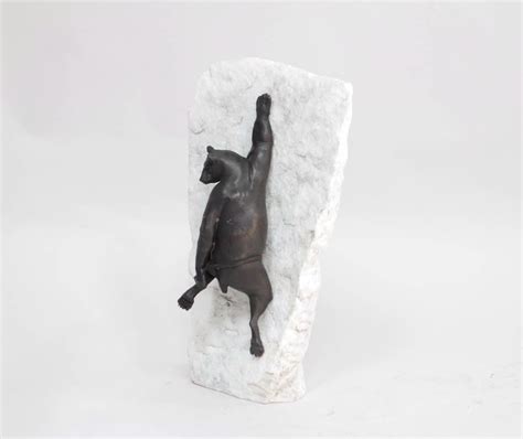 hang bear on marble by jamie summers adele campbell fine art
