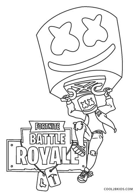 fortnite marshmello coloring pages coloring pages