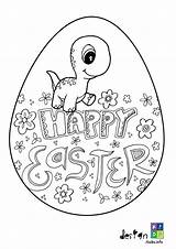 Easter Coloring Pages Egg Dinosaurs Dinosaur Cute Color Italks Printable Eggs Kids Drawing Info Choose Board sketch template