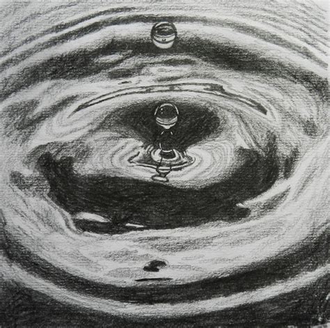 drop  water pencil sketch  doodle  deviantart