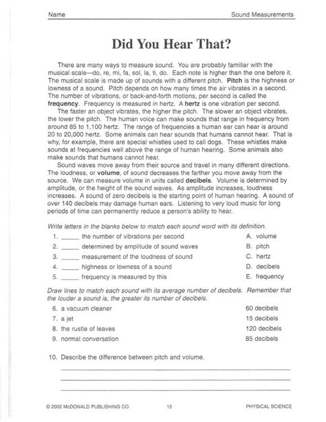printable worksheets   grade science