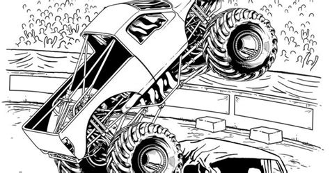 monster jam coloring pages joey bday pinterest monster jam