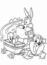 Looney Tunes Sonhando Aguiar às Taz sketch template