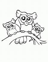 Pages Coloring Family Owl Draw источник рисунки sketch template