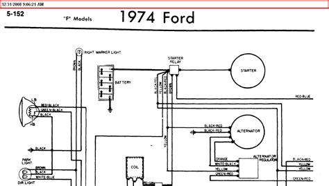 ford truck alternator wiring