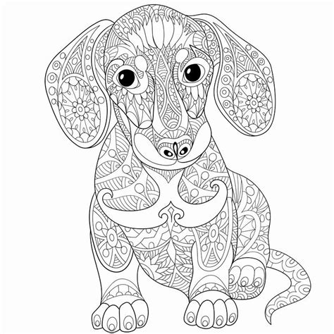 colouring pages  adults dogs select   printable coloring