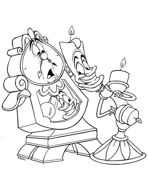 beauty   beast coloring pages  kids  printable beauty