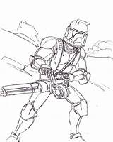 Clone Trooper Star Troopers Educativeprintable Educative Bestofcoloring Gunship Commando sketch template