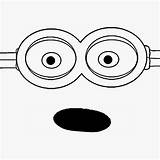 Minion Coloring Eyes Eye Pages Clipart Minions Kids Sketch Color Printable Drawing Colouring Clipground Cool Draw Things Simple Sheet Banana sketch template