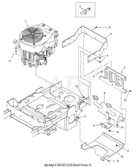 scag stca ka sn   parts diagram  engine  attaching parts