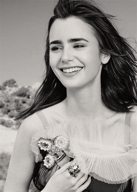 Lily Collins Photographed By Rachell Smith For Lily Collins Source