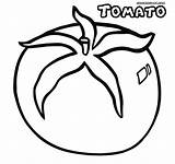 Tomato Pages Coloring Colouring Drawing Print Tomatoes Single Colorings Getdrawings Picolour sketch template