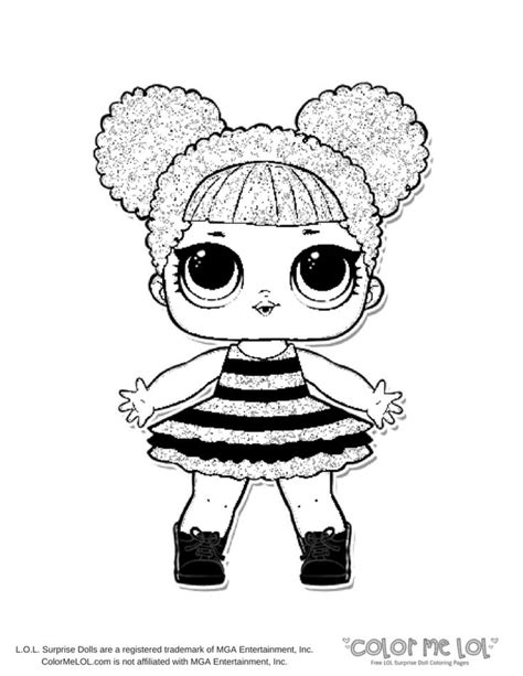 image result  lol surprise dolls queen bee  sister bee coloring