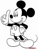Mickey Mouse Coloring Pages Printable Sheets Disney Print Book Printables Cartoon Finger Color Holding Kids Mikey Characters Pdf Minnie Baby sketch template