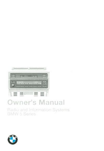 1997 Bmw E38 740i 750il Radio And Information System Manual