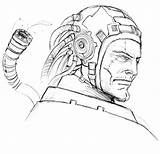 Armor Power Drawing Fallout Getdrawings sketch template