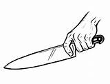 Slicer Knife Template Coloring Sketch sketch template