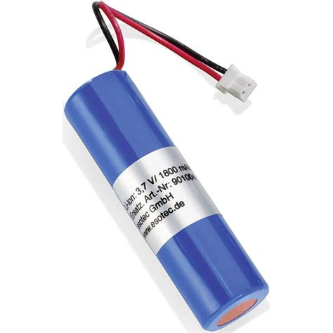 standard battery rechargeable  plug li ion esotec    mah    mah im