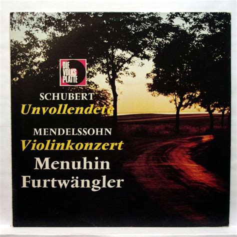 schubert symphony no 8 mendelssohn violin concerto op 64