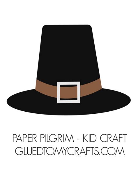 printable pilgrim hat template