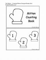 Mitten Counting Emergent Reader Mittens Kinder Printables sketch template