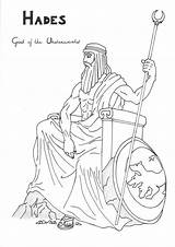Hades Zeus Colorir Mitologia Goddesses Grega Underworld Poseidon Demeter Goddess Dentistmitcham sketch template