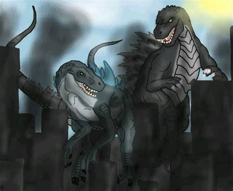 Zilla Jr And Godzilla — Weasyl