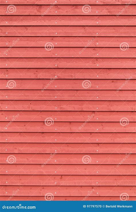 red painted wooden boards stock photo image  cladding