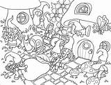 Colouring Gnome Pages Gnomes Bamboletta Time sketch template