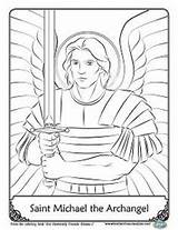 Archangel Catholic Raphael Saints Feast Archangels Lessons sketch template