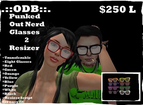 Second Life Marketplace Odb Nerd Glasses V2{resizer}{boxed}