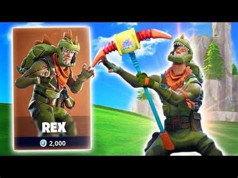 legendary rex outfit  fortnite battle royale skins fortnite