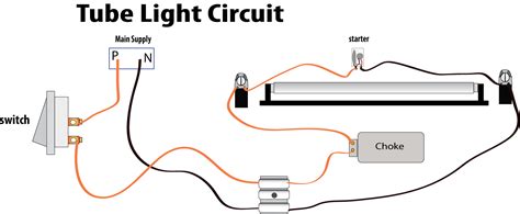 circuit diagram  led tube light