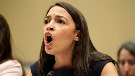 aoc demonstrates how to hold your mouth when performing oral sex
