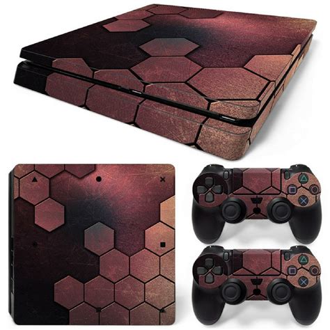 steel bronze ps slim console skins ps slim console skins consoleskins
